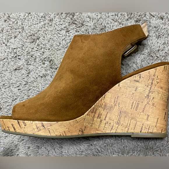 🤎Route 66 • tan wedge cork heel • 7 - Picture 3 of 9